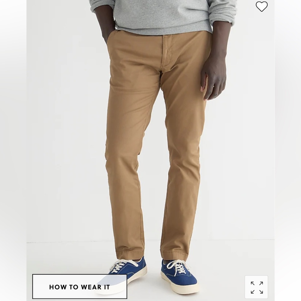 484 slim fit chino in khaki